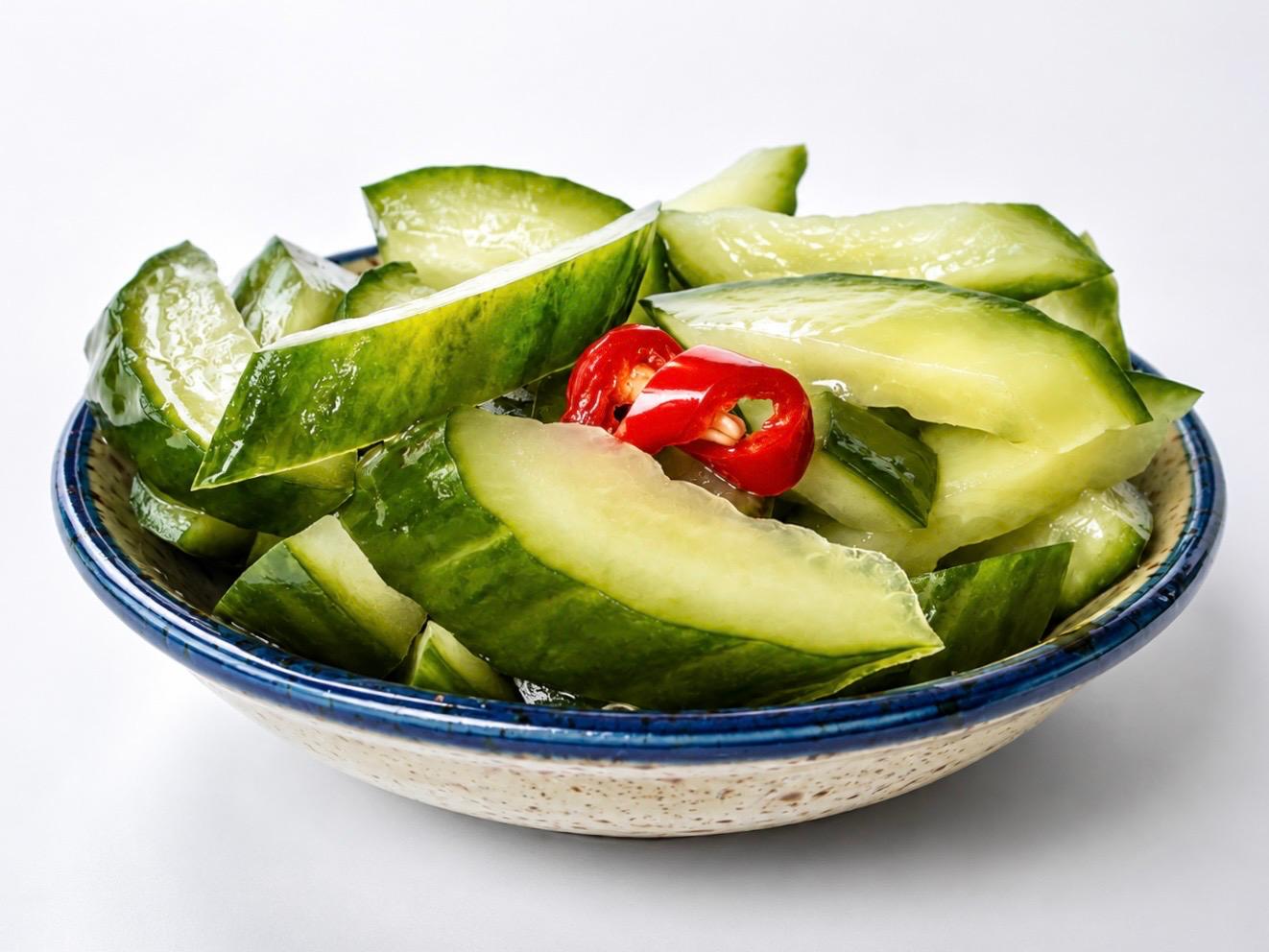 Sweet & sour cucumber salad