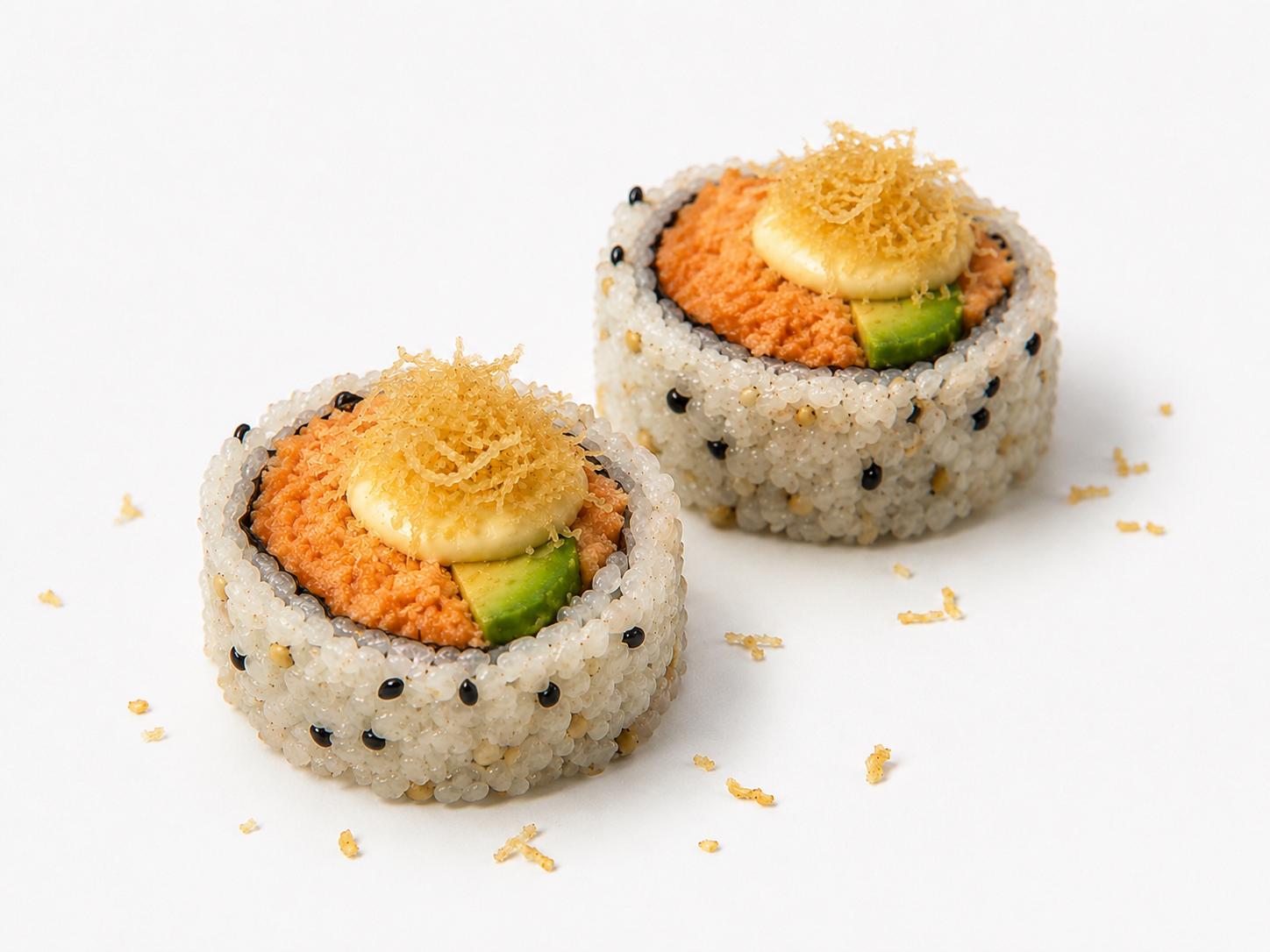 Crunchy tuna avocado roll