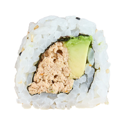 Crunchy tuna avocado roll