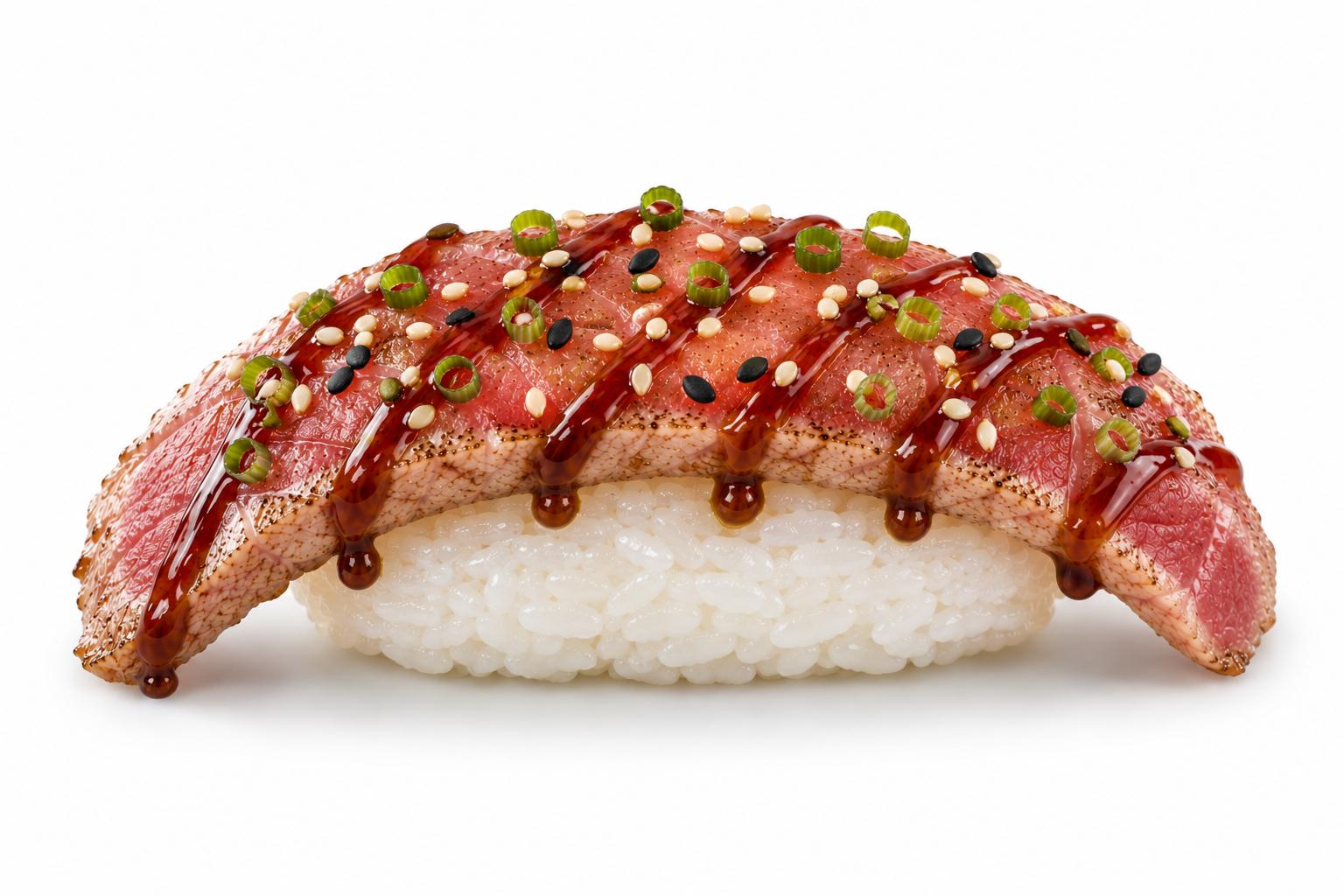 Flambé tuna